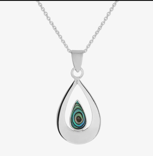Collana contorno goccia - collana,