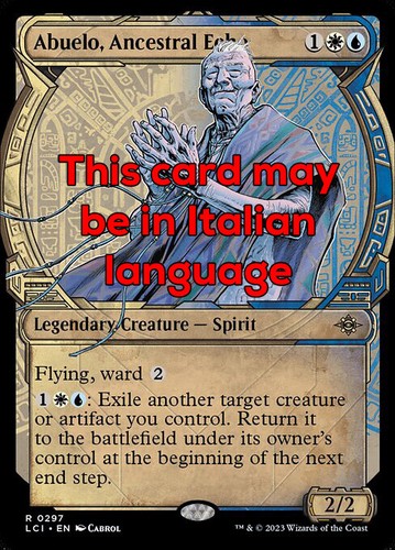 Mtg abuelo ancestral echo - mtg, abuelo,