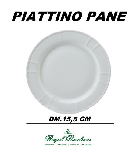Piatto pezzi piattino - piatto, 6