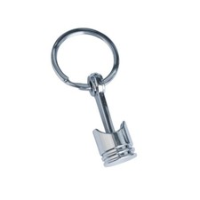 Portachiavi auto cromato