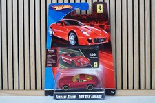 Hot Wheels FERRARI RACER 599 GTB FIORANO, MATT RED, 1:64, NUOVO + IMBALLO ORIGINALE
