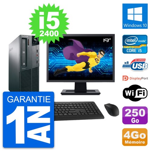 Lenovo m81 sff schermo - pc, 19"