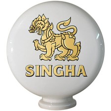 Singha Beer LED Lamp Globe, Home Bar or Man-cave accessory!