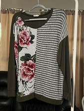 Women’s blouse By A.Gain Size 2XLarge Multicolored. Very Soft