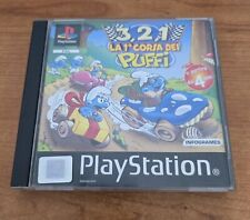3,2,1 LA 1° CORSA DEI PUFFI - GIOCO SONY PLAYSTATION PS1 PSX VERSIONE PAL ITALIA