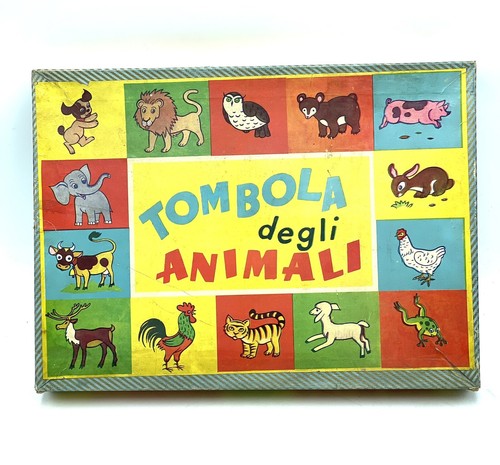 Vintage gioco tombola - gioco,