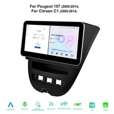 Autoradio GPS 10.33" 6+64G per Toyota Aygo 2004-14 Citroen C1 Peugeot 107 BT5.0