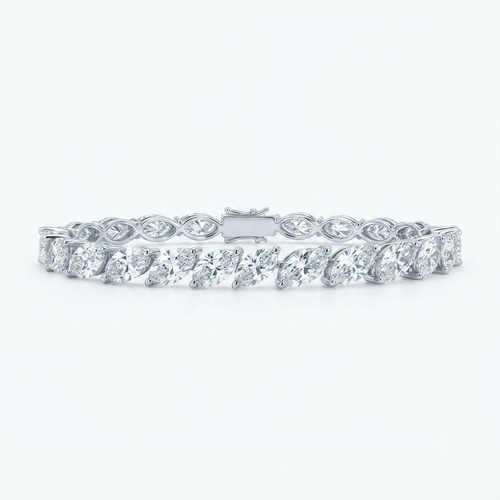 Bracciale tennis moissanite - tennis,