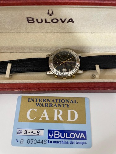 Bulova crono automatico raro - crono,