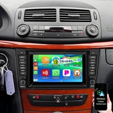 Per Mercedes Classe E W211 2002-2009 Autoradio Carplay GPS Navi Android 15