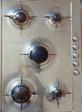 Smeg P705ES Piano Cottura a Gas in Acciaio Inox ad Incasso (70 x 75 cm)