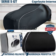 TELO COPRIAUTO Interno Per Bmw Serie 5 GT Felpato Traspirante Nero Garanzia A VI