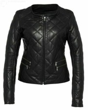 Giacca trapuntata donna nera