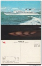 6079) ITALIA SOCIETA' NAVIGAZIONE GENOVA NAVE MICHELANGELO MEDITERRANEO NORD AME