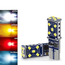 LAMPADINE LATERALI T10 AUTO LED 501 SENZA ERRORI CANBUS 15 SMD XENON BIANCO LAMPADINA W5W