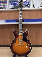 Chitarra elettrica semi vuota Yamaha SA2200 Sunburst Gold Hardware Made in Japan