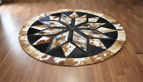 Tappeto patchwork rotondo - , di