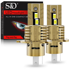 Faro LED H4 Canbus H4 LED 30000LM 300W Lampadine per Auto 6500K 12V-24V Fascio A