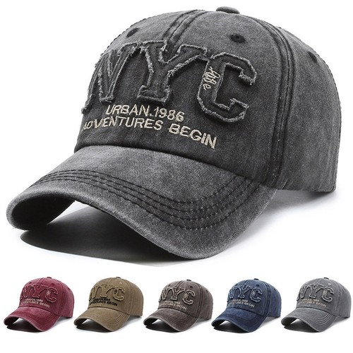 Berretto baseball denim lavato