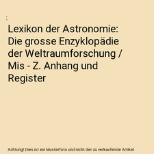 Lexikon der Astronomie: Die
