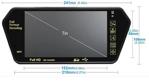 Monitor specchietto