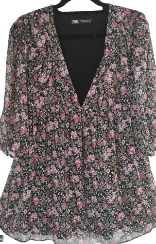Zara mini abito floreale - mini,