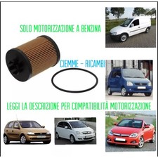 FILTRO OLIO OPEL AGILA A  CORSA B C D COMBO MERIVA A TIGRA B 1.0 1.2 1.4 BENZINA