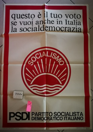 Manifesto politico psdi - manifesto,