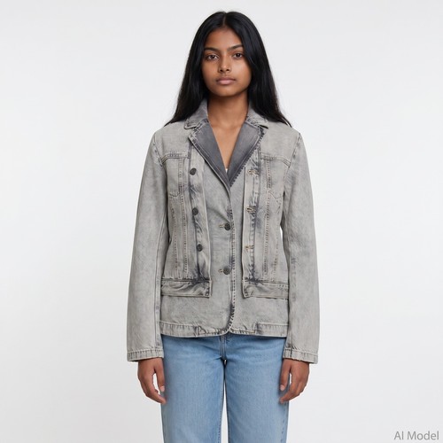 Giacca blazer denim desigual - giacca,
