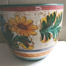 PORTAVASO IN CERAMICA DIPINTO