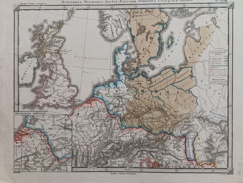 Antica carta geografica - carta,