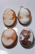 Spilla Monile Argento 800 e 925 Figura Classica Greco Romana