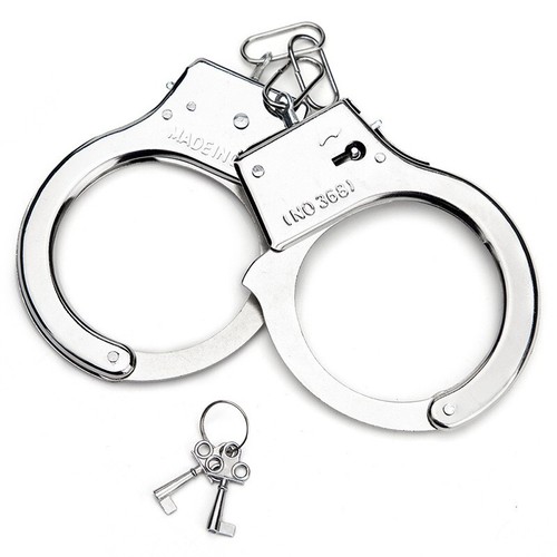 Manette metallo bondage - in,