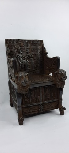 Antico trono egizio - antico,