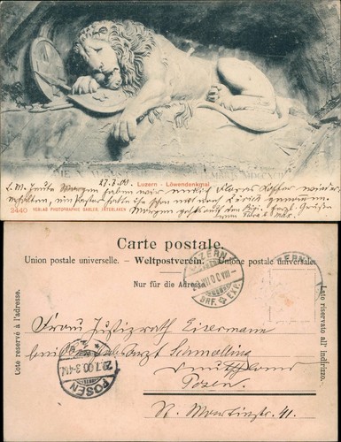 Cartolina lucerna - cartolina,
