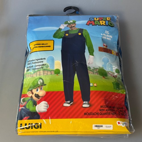 Costume super mario luigi xl - mario,