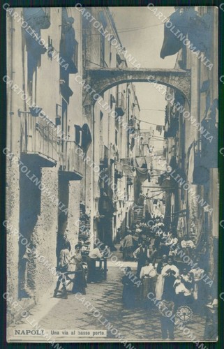 Napoli città via basso porto - napoli,