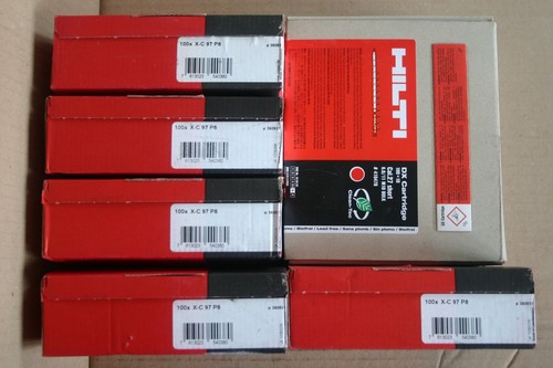 500pz hilti p8 - x-c, chiodi