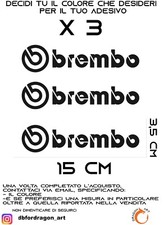 ADESIVI LOGO  STICKERS BREMBO