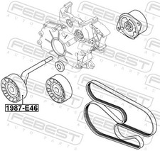 Per Febest 1987-E46 BMW X5 E53