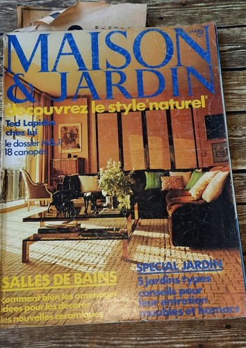 Marzo 1977 maison jardin - marzo,
