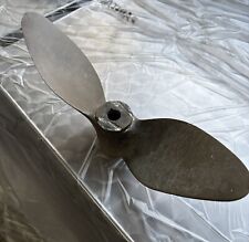 Vecchia Elica da Barca in Ottone Vintage 32 Cm Originale Recupero Navale