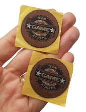 *HH* Lotto 2 toppe patch vintage team game athletic collegiate toppa decorazione