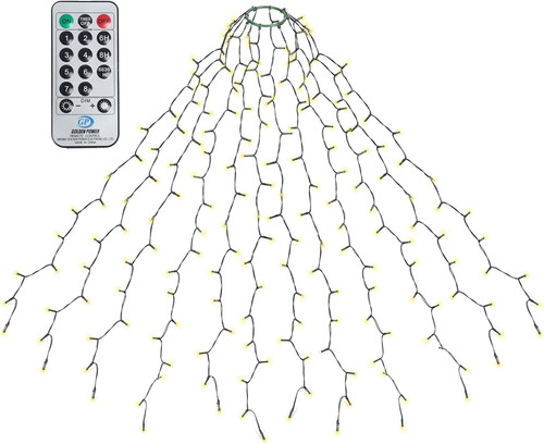 Luci albero natale con - di,
