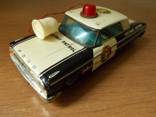 Ford galaxie tin toy - ford,