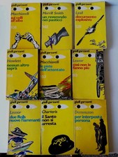 lotto 9 libri Gialli Garzanti anni'70