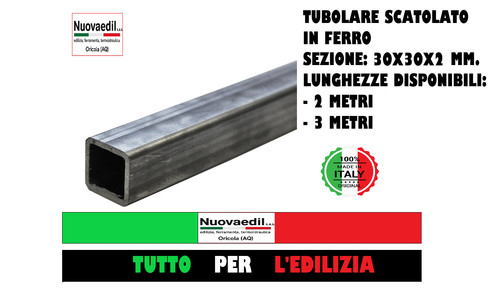Tubolare scatolato ferro - tubolare,