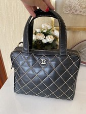 Chanel  borsa bag Wild Stitch nera Vintage