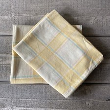 Ikea Yellow Plaid Pillowcases