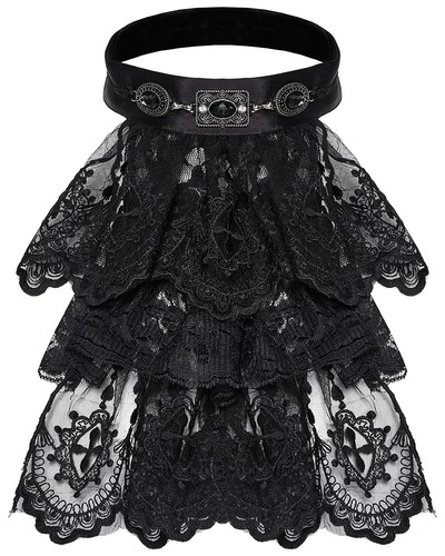 Cravatta jabot punk rave - rave, da